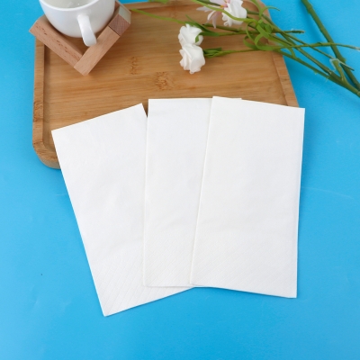 tWhite Custom‑Printed Paper Napkins